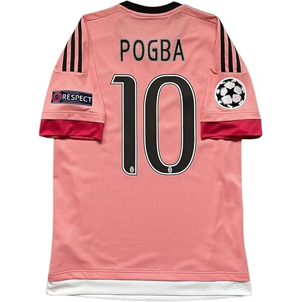 Amazon.com: Juv Pogba #10 Pink 15/16 Soccer Jersey for Men